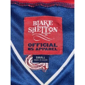 Blake Shelton Official Tour Jersey Sz Small #16 Baseball Style Country Music Vtg